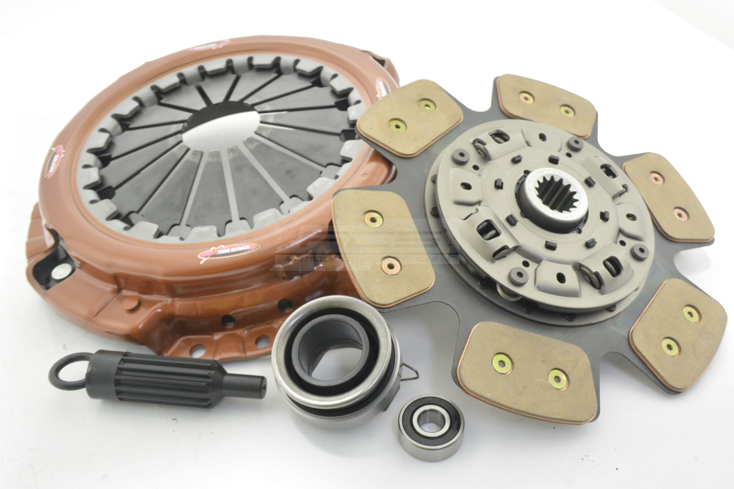 XClutch Stage 2 Single Sprung Ceramic Clutch Kit | Toyota Landcruiser 4.2L (02-06) (XKTY30013-1B)