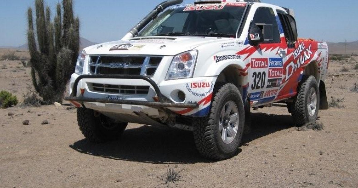 Vorzeitiges Ende im Dakar Rallye für Garland & Suzuki mit dem von Xtreme gesponsert Isuzu D-MAX