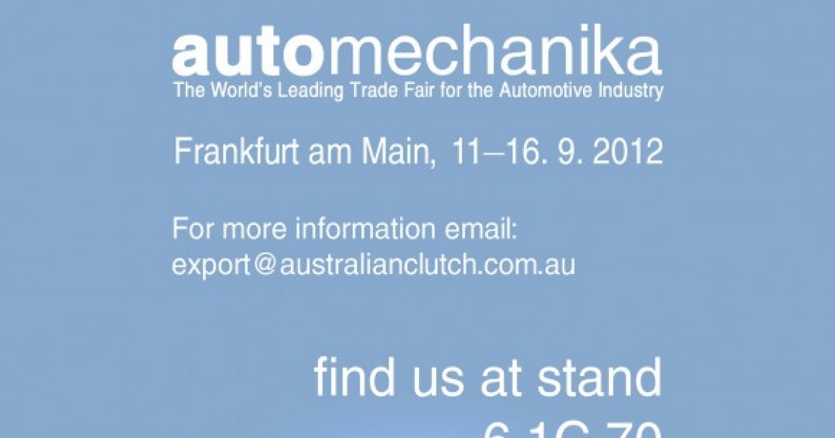 ACS 参与2012 德国法兰克福汽配展（Automechanika Frankfurt）产品展示